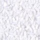 Miyuki Bugle 3mm Beads Matte white BGL1-402F